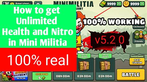 (check description pls) MINI MILITIA MOD APK WITH .